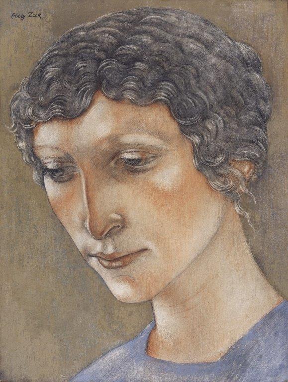 Eugeniusz Zak, Głowa kobieca, około 1911, Muzeum Narodowe w Warszawie, licencja PD, źródło: Cyfrowe MNW