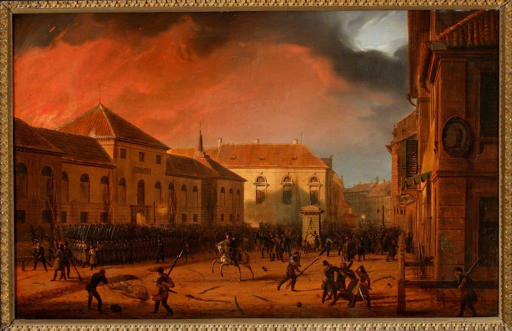 Marcin Zaleski, Wzięcie Arsenału, 1831, zbiory Muzeum Narodowego w Warszawie, licencja PD, źródło: cyfrowe zbiory MNW