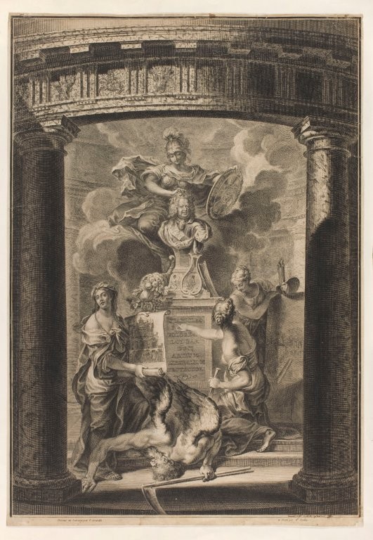 Jean-Charles François, Apoteoza Stanisława Leszczyńskiego, 1753-1756, Muzeum Narodowe w Warszawie, licencja PD, źródło: cyfrowe MNW